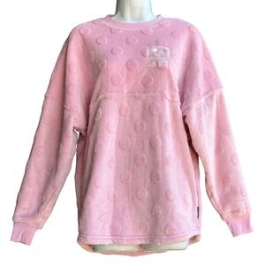 Walt Disney World Piglet Fuzzy Polka Dot Spirit Jersey Womens XS Cozy Aurora